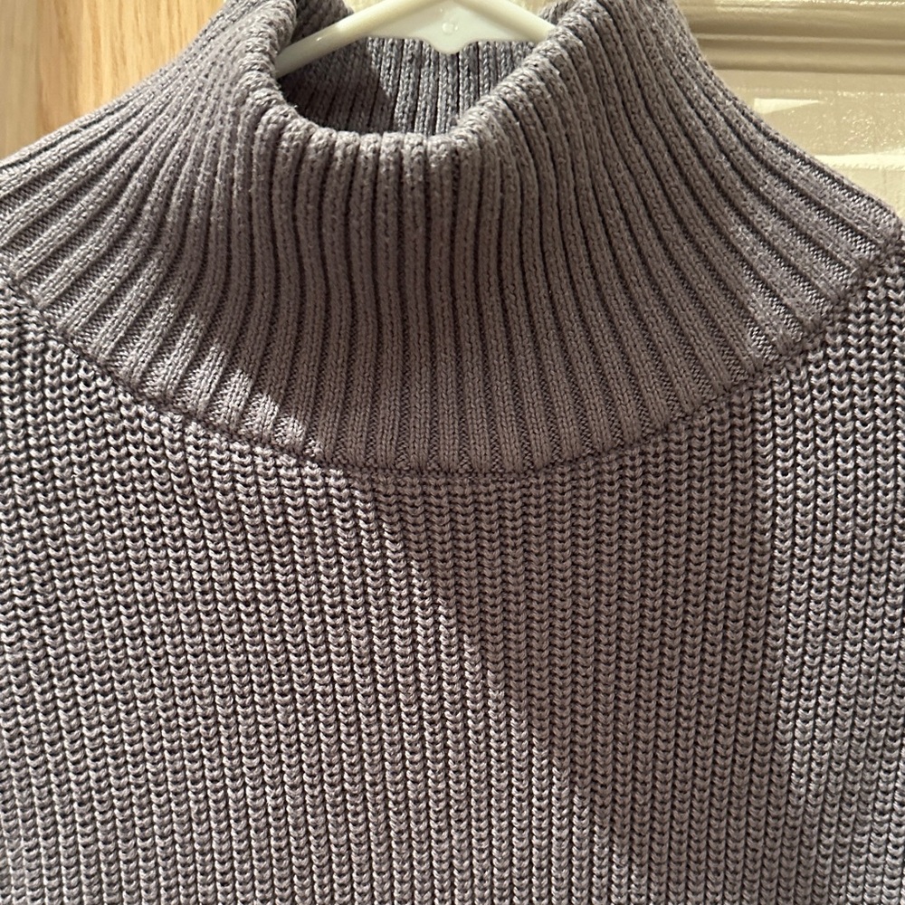 Lord & Taylor Lavender Knit Sweater